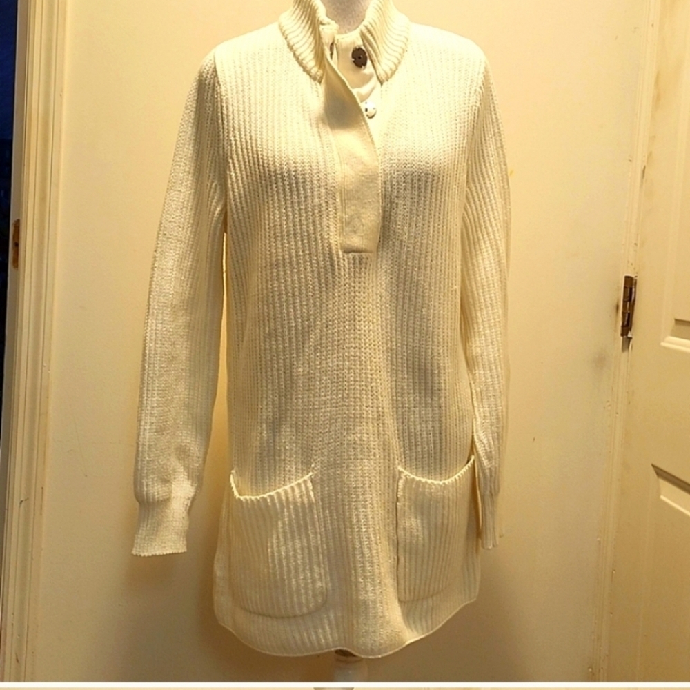 Soft Surrounding chunky sweater pockets Tunic minimalist size medium